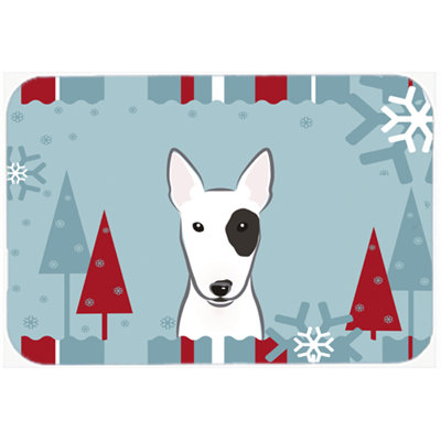 Tatig Bull Terrier Glass Cutting Board