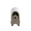 Toilette conforme 17 po, chasse double 1,1 / 1,6, cuve sans rebord, siège à fermeture en douceur, blanc brillant, installation brute de 12 po, utilisation efficace de l'eau à proximité