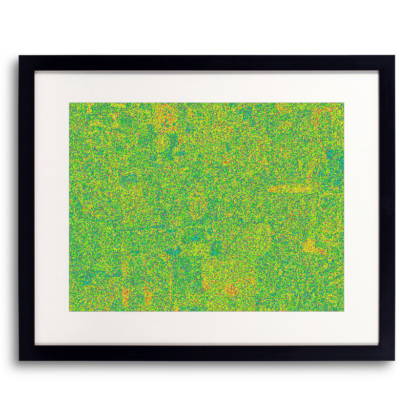 The Danish Garden Print by Drew Gaffney, Black Framed Paper, 17.25" H x 21.25" W