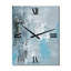 Horloge murale abstraite sereine subtile en bleu clair II-99637558