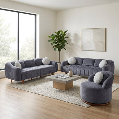 Ensemble de chambre 3 pièces Bandek Chenille