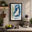 Azure Dolphin Coastal 1 Piece Wrapped Canvas Wall Art-1865448846-1865448848