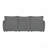 Eaden Gray Chenille Power Sofa W/Sleeper