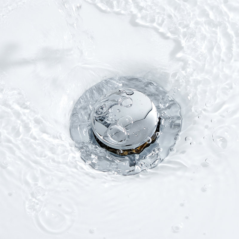 Metal Pop Up Drain Strainer Stopper with Overflow for Bathroom Vessel Sink with Detachable Basket, Chrome