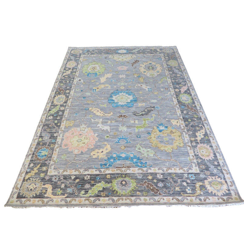 Tapis unique gris de 10 pi 1 po x 14 pi One-of-a-Kind