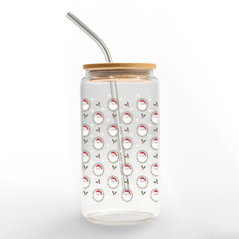 Tasse en verre Santa Greenery