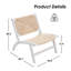 Chaises d'appoint modernes Boho pour salon, chaise d'appoint Mid Century