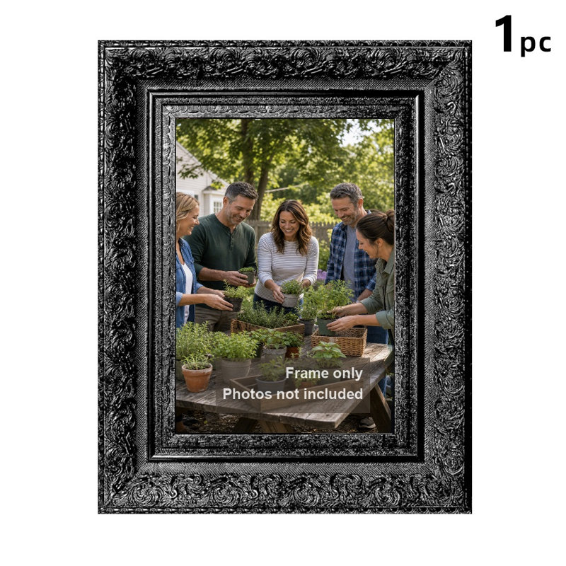 Cadre photo noir 1PC pour photos et cadeaux de 8 po x 10 po, Black, 1, 8" x 10"