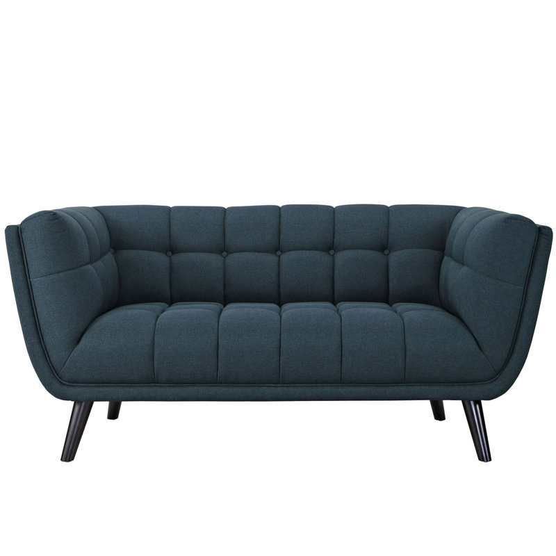 Causeuse en tissu Bestow, Bleu