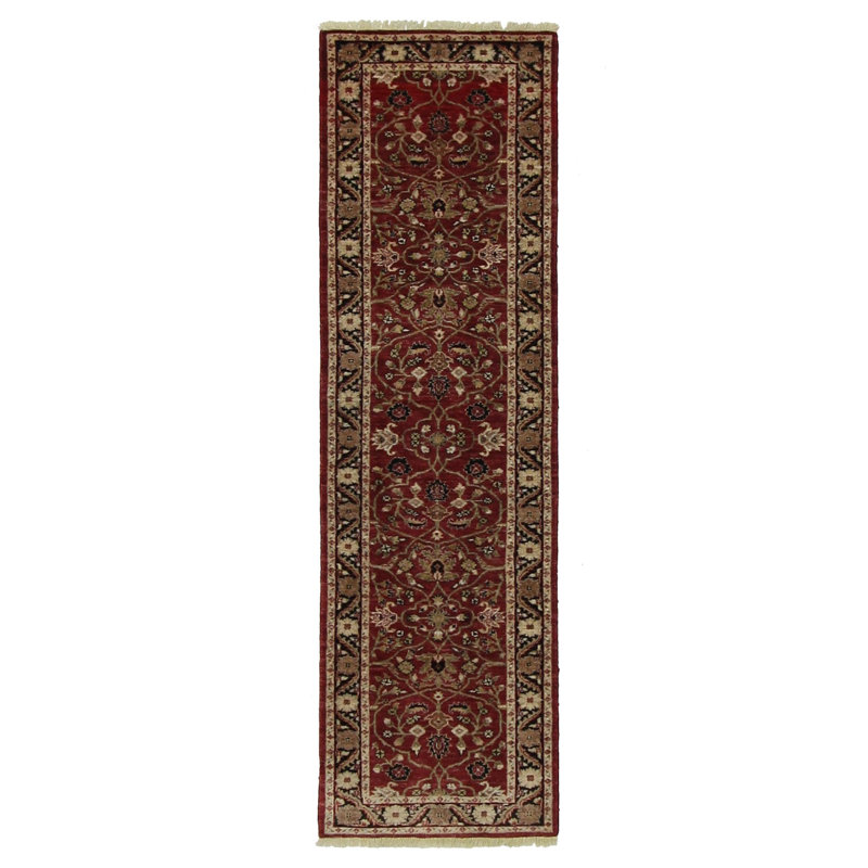 Davey Hand Knotted 3x10 Red Runner