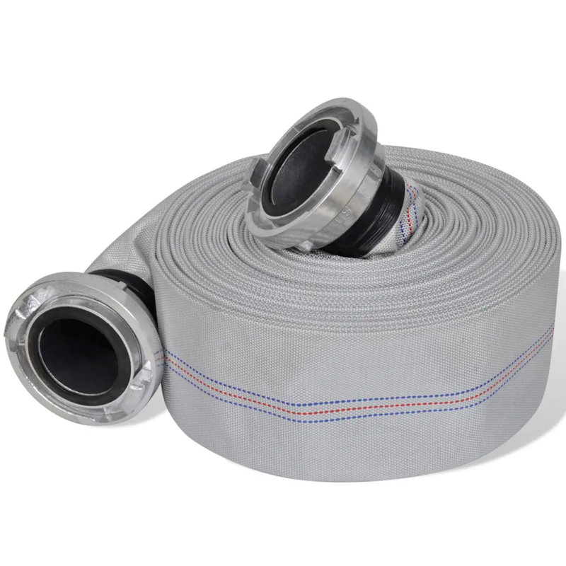 Tuyau d'arrosage avec tuyaux D-Storz vidaXL, 65.6', Gris