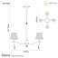 Quade 4 - Light Shaded Chandelier-32468412
