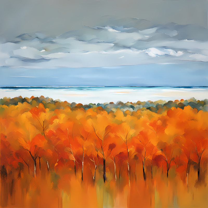 Beyond The Forest, 30" H x 30" W