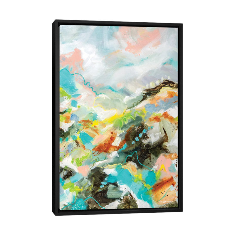 Nobody Knows by Cristina Dalla Valentina - Painting on Canvas, 66.04 cm H x 45.72 cm W, Black Framed