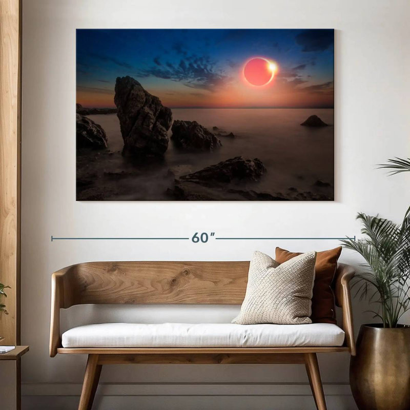 Gillard Solar Eclipse Gillard Scene, 34" H x 51" W