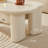 Cream cloud storage end table