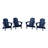 Laguna HDPE Folding Adirondack Chair-153412314