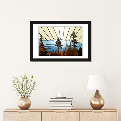 «Geometric Trees», impression sur toile
