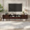 Modern TV Stand, 3D Diamond Pattern For Tvs Up To 85"