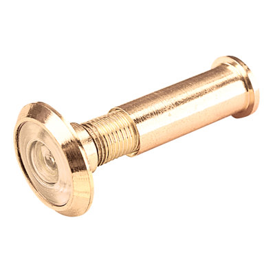 1/2 in. Bore 180-Degree Solid Brass, Bright Brass Finish, Door Viewer (Single Pack)