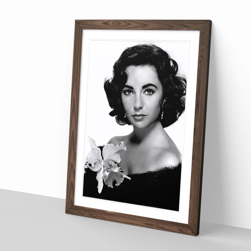 Single Picture Frame Print, Walnut