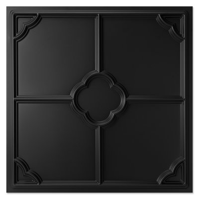Art3d 2 Ft. X 2 Ft. Glue-Up or Drop-in PVC Ceiling Tile for Home,Office,12-Pack,48 sq.ft./Box