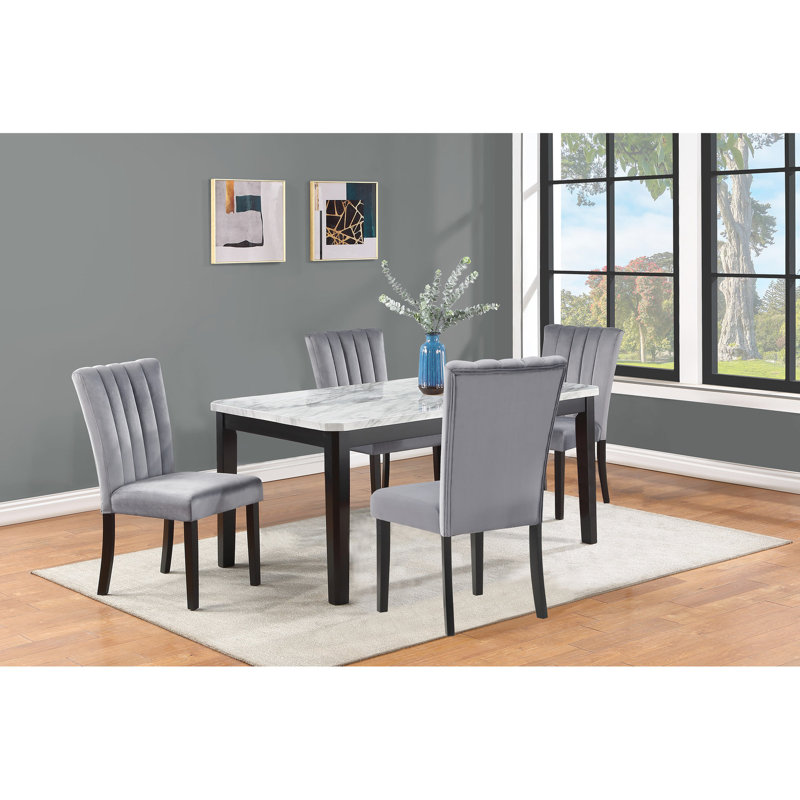 Table de salle à manger rectangulaire Transitional