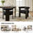 Weisberg Boucle Upholstered Solid and Manufactured Wood Armchair-2126350424
