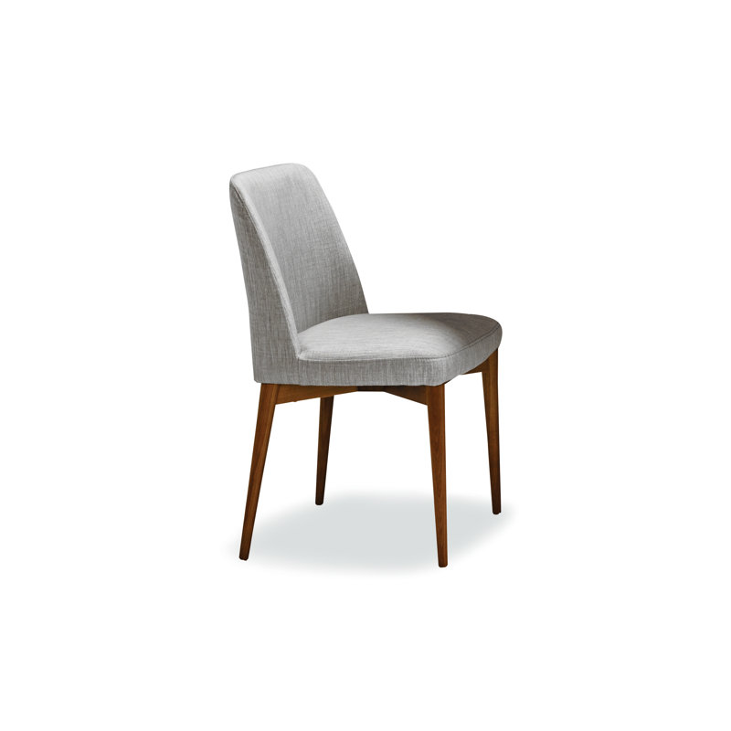 Hagen 19'' H Upholstered Side Chair, Gray