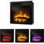Rebrilliant Black Electric Fireplace Insert-1790210991