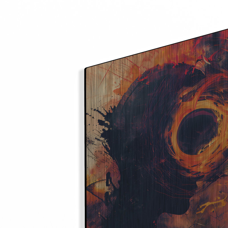 Art mural en métal luxueux «Eclipse Of The Mind» par Andreas Magnusson, 24 po x 36 po, H 24 po x l 16 po