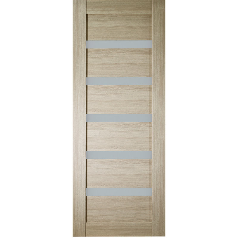 Dalle de porte intérieure en bois givré Elira, Shambor, 29,8125 po x 79,375 po