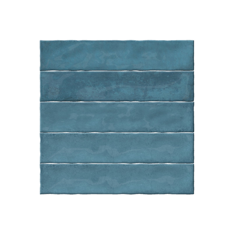 Mahi 2 in. x 10 in. Ceramic Zellige Wall Tile (5.16 Sq. Ft. / Case), Ocean
