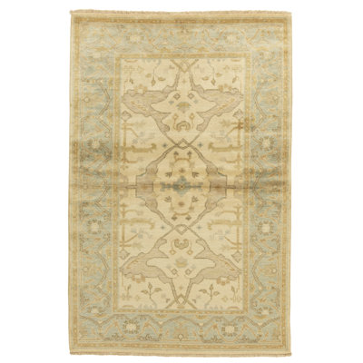 Indo One-of-a-Kind 4' X 6' Hand Knotted Area Rug