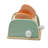 Teamson Kids 10-Piece Wooden Toy Toaster and Pretend Play Food Set, Green