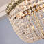 Lustre empire moderne / traditionnel à 5 lumières l 20 po avec détails en cristal Bernhard pour le salon ou la salle à manger-1208567221