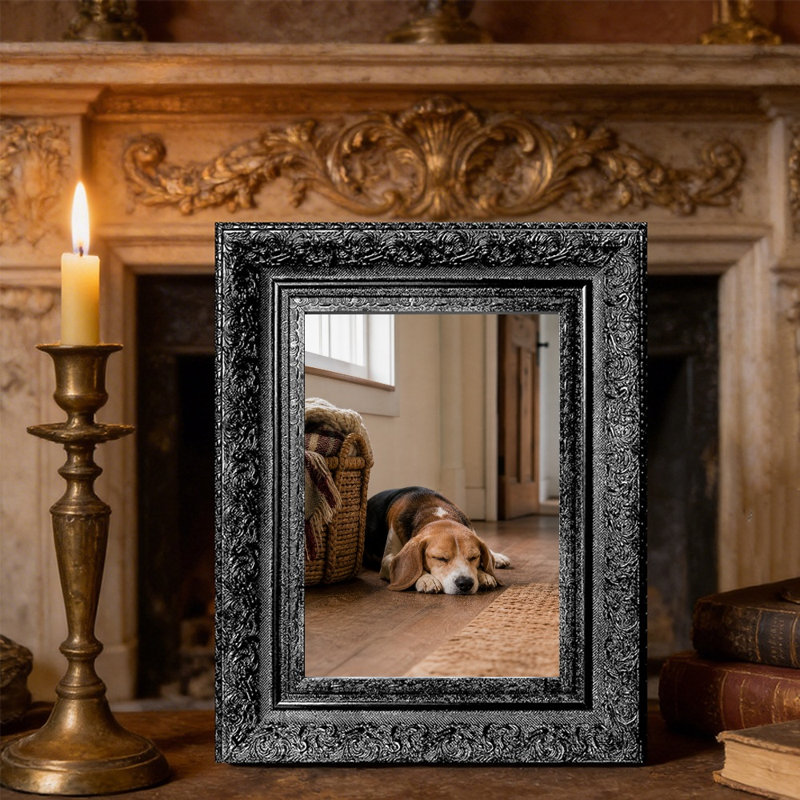 Cadre photo noir chaud 1PC pour photos de 5 po x 7 po et affichage de photos de tous les jours, Black, 1, 5" W x 7" H