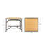 Outdoor Square Dining Table