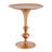 Small Round Gold End Table