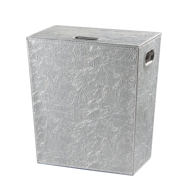 Complements Perle Laundry Hamper, Chrome