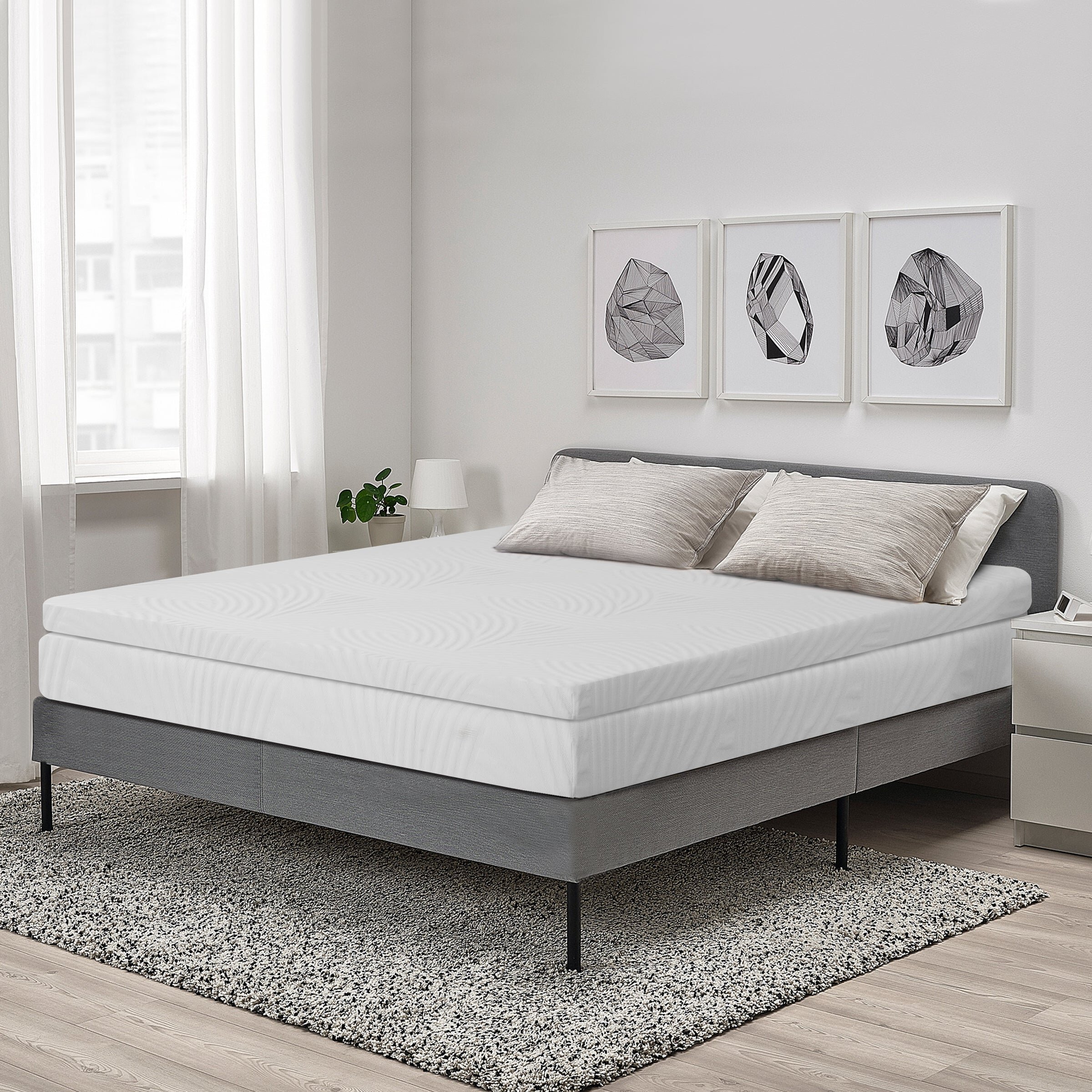 Sleepy's 3 Gel Memory Foam Mattress Topper | King