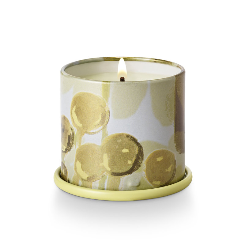 Bougie parfumée en étain pour meuble-lavabo Borealis Moss
