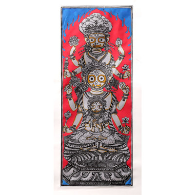 " Lord Jagannath, Subhadra And Balabhadra " Painting Print