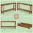 Couch Side Table,Console Table,Entryway Table,2Tier Foyer Table
