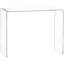 Arnt 70cm Glass Top Console Table