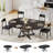 Round Extendable Dining Table Set For 4-6 People-770762730