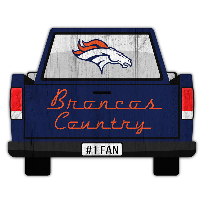Traditional Entertainment Wall Decor, Denver Broncos