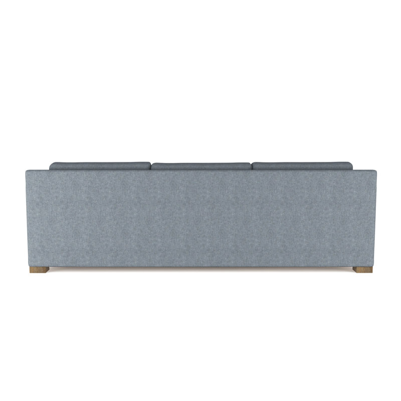 Canapé Mercer, H 33,5 po x l 108 po x P 39 po, Brume moelleuse en velours, Patiné