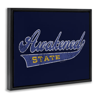 Awakened State Varsity Floater Canvas Wall Art by Higher Learning/Life Is High