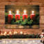 Christmas Holiday Celebration Candles X07 - Photographie sur toile tendue-71021469
